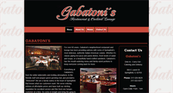 Desktop Screenshot of gabatonispizza.com