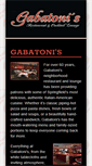 Mobile Screenshot of gabatonispizza.com